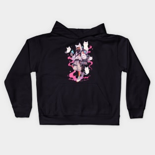 Japanese Ghost Buster Shinjuku Kids Hoodie